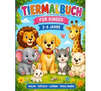 Tier Malbuch: Süße Tiere zum Ausmalen