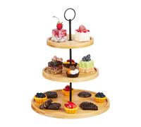Tier serving stand Dessert Display Rack Elegant Snack Holder Round Lightweight