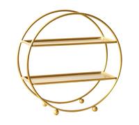 Tiered Cake Stand Serving Tray for Cupcakes Desserts Fruits Elegant Metal Display Suitable for Weddings Birthdays Parties, gold