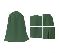 Tiered Fountain Cover 36x42 Inch Outdoor Garden Statue Shield Dustproof Bird Bath Case for All Seasons(dark green)