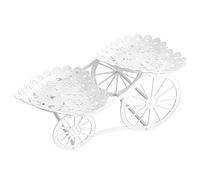 Tiered Serving Tray - 2-Layer Elegant Platter,Fruit Bowl Cake Serving Stand - Multi Level Cake Display Stand for Birthday Party Wedding Buffet Afternoon Tea Gathering Holiday Dinner