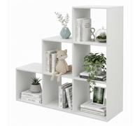 Tiered/stepped bookcase, room divider, cube shelf for sloping ceilings