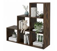 Relaxdays Tiered shelf, 6 compartments