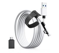 Tiergrade Link Cable 3 m Compatible with Meta Quest 3/Quest 2/Pro, PICO4/Pro, High Speed PC Data Transfer with 5 Gbps, USB 3.2 Gen1 to USB C Cable Accessories for VR Headset and Gaming PC