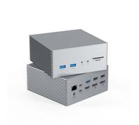 Tiergrade Upgraded Universal USB-C 4K Triple Display Docking Station with Charging Support for MacBook Pro & Windows Type C Systems (2 4K DP, HDMI, 6 USB Ports, 60W USB PD),Extended Display for macOS