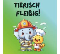 Tierisch fleißig! - Malbuch über Tiere mit spannenden Berufen für Kinder ab 4 Jahren: 47 spannende Berufe - von A wie Arzt bis Z wie Zugführer. ... Flächen sorgen für stundenlangen Ausmalspaß.