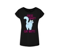 Tierisch Guess What? Cat Butt! T-Shirt black XXL