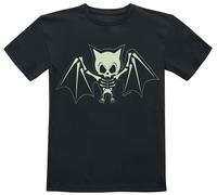 Tierisch Kids - Bat Skeleton T-Shirt black 10 Years