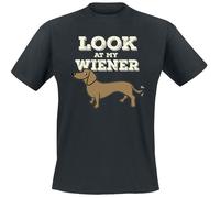Tierisch Look at my Wiener T-Shirt black XXL