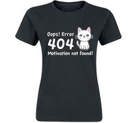Tierisch Motivation not found T-Shirt black L