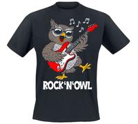 Tierisch Rock'n' Owl T-shirt black L