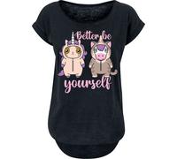 Tierisch Unicorn - Cat - Better Be Yourself T-Shirt black L