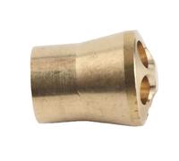 Tierladr Brass Refrigerant Distributor, 5 Hole 12.8mm Inlet Precision | Thickened Brass Wear Resistant, 5 Outlet 6.5mm, for Air Conditioning Heat Pump and Refrigeration Unit