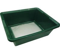 TIERRA GARDEN Mesh Garden Sieve, Fine Galvanized Screen for Efficient Soil Sifting and Planting Preparation, 14.25”x12.75”x5.5” (Standard)