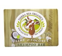 Tierra Mia s, Raw Goat Milk Skin Therapy, Shampoo Bar, Lime in Coconut, 3.8 oz