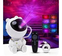 Tierwarf Astronaut Galaxy Light Projector, Remote Control, USB Powered 360° Adjustable Spaceman Head for Room Decoration, Best Gifts for Children and Adults