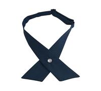 Ties for Men Women Adjustable Criss-Cross Bow tie, 1Pcs Solid Color cravat for School Uniform Cosplay Costume Accessory
