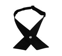 Ties for Men Women Adjustable Criss-Cross Bow tie, 1Pcs Solid Color cravat for School Uniform Cosplay Costume Accessory