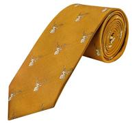 TIES R US Gold Deer Head Classic Men's Tie