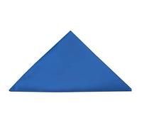 TIES R US Plain Electric Blue Pocket Square