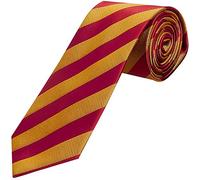 TIES R US Red and Gold Striped Classic Men's Tie