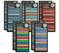 TIESOME 3000Pcs Highlighter Tape, Transparent Sticky Long Page Markers Tabs, Index Tabs Clear Highlighter Strips Flags Stickers, Book Tabs for Annotating Books Office School Supplies