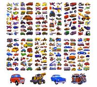 TIESOME 3D Puffy Stickers for Kids - 12 Sheets Cars & Trucks, Teacher Reward Stickers, DIY Decoration Decal for Craft & Scrapbooking