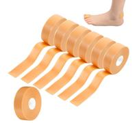 TIESOME 6 Rolls Blister Prevention Tape, Waterproof Foam Medical Tape Sticks Firmly to Skin Adhesive Pads for Feet Hands Heels Toes Running Hiking Walking 0.93in x 16.4ft