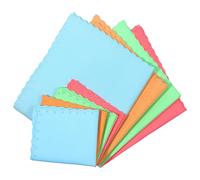 TIESOME 8 PCS Instruments Cleaning Cloths, 4 Colors 2 Sizes Microfiber Soft Lint Free Guitar Cleaning Cloth Premium Polishing & Cleaning Cloths for Guitar Flute Violin Piano Trumpet Sax