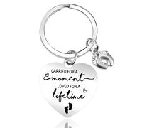 TIESOME Miscarriage Gifts for Mom, Miscarriage Memorial Keychains Miscarriage Keepsake Loss Sympathy Keyring Gift Remembrance Condolence Keychains for Women Mommy