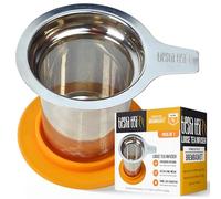 Tiesta Tea - Brewbasket, Stainless Steel Tea Basket Infuser for Loose Leaf Tea | Reusable Tea Infuser with Fine Mesh, Steeps Hot, Iced Tea & Coffee, Tea Steeper for one Cup - Holds 5 Ounces