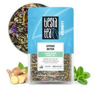 Tiesta Tea Citrus Detox Loose Leaf Ginger Citrus Herbal Tea High Caffeine Hot & Iced Tea 1.2oz Bag - 25 Cups Natural Turmeric Detox Tea Herbal Tea Loose Leaf