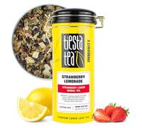 Tiesta Tea - Strawberry Lemonade, Loose Leaf, Strawberry Lemon Herbal Tea, Premium Non-Caffeinated Fruit Blend, Make Hot or Iced, Brews Up to 50 Cups, 4 Ounce Refillable Tin