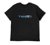 Tiesto Men's Basic Short Sleeve T-Shirt Black