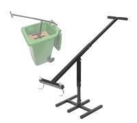 TIEXITOR Manual Trash Compactor - Hand-held Garbage Compressor for Trash and Recycling Bin, 120L-660L Wheelie Bins Compactor for Home Kitchen Restaurant