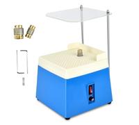 TIEXITOR UK Plug Stained Glass Grinder with Acrylic Baffle, Portable DIY Glass Grinder Machine with 5/8" & 1" Grinder Bits, 4200RPM Glass Grinding Tool