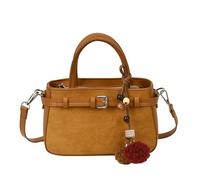 TIEZHICHESHI Ladies exquisite one-shoulder messenger bag minority simple handbag-yellow