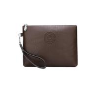 TIEZHICHESHI Men's large-capacity leisure clutch soft leather exquisite personality card bag-brown bark pattern