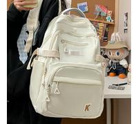 TIEZHICHESHI Multi-layer travel bag for students Japanese campus leisure computer backpack-red