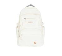 TIEZHICHESHI Multi-layer travel bag for students Japanese campus leisure computer backpack-white