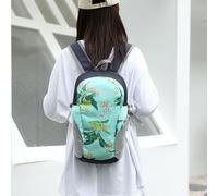 TIEZHICHESHI Nylon large-capacity folding mountaineering bag multi-function energy-saving negative backpack-dark blue