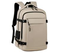 TIEZHICHESHI Oxford cloth large-capacity backpack men's commuting breathable comfort bag -9022A khaki