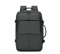 TIEZHICHESHI Oxford cloth large capacity expandable backpack trend casual backpack-gray