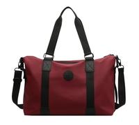 TIEZHICHESHI Oxford cloth portable hand-held travel bag Korean version of large-capacity sports fitness bag-red