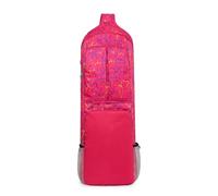 TIEZHICHESHI Oxford cloth portable yoga mat bag men's and women's fitness one-shoulder training bag-rose red