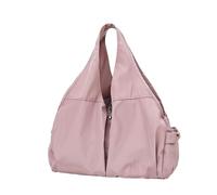 TIEZHICHESHI Oxford cloth solid color leisure fitness bag wet and dry separation anti-splashing sports bag-cherry blossom powder