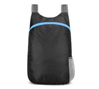 TIEZHICHESHI Oxford cloth waterproof mountaineering cycling bag outdoor sports large-capacity backpack-black with blue