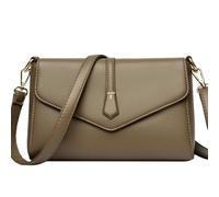 TIEZHICHESHI Polyester simple small square bag ladies universal portable messenger bag-elephant ash