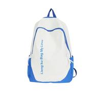 TIEZHICHESHI Portable student nylon backpack campus leisure backpack-blue