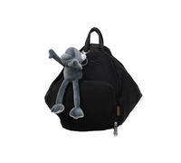 TIEZHICHESHI Students fall/w Japanese couple backpack creative personality contrast backpack-black-plus pendant